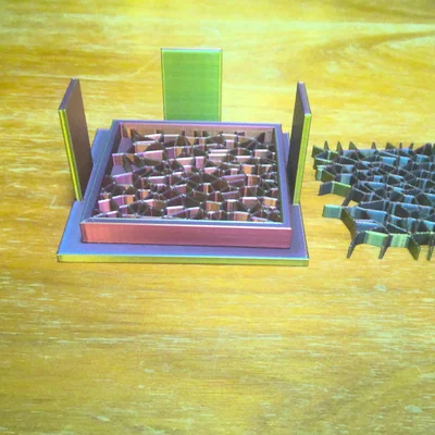 Miếng lót ly Voronoi V.2 thiết kế in liền khối cực đẹp