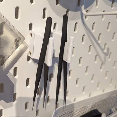 Giá treo nhíp cho bảng IKEA Skadis