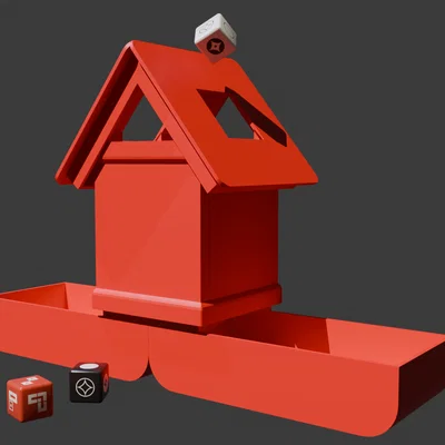 KAKURENBO: Hộp đựng game kiêm Tháp đổ xúc xắc đối kháng Eye of the Nine