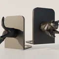 Chặn sách mèo Low Poly (Low Poly Cat Bookend) độc đáo cho kệ sách - Thumbnail 1