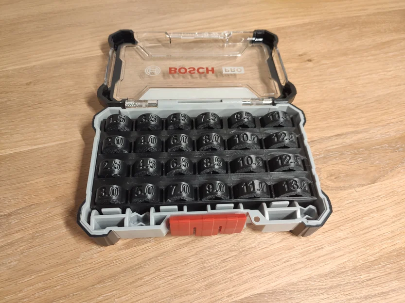 Bộ cữ chặn độ sâu cho mũi khoan và khay đựng Bosch Pick and Click - Image 2