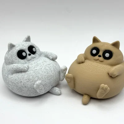 Chú Mèo Béo Ú Thư Giãn (Chill Chonky Cat)