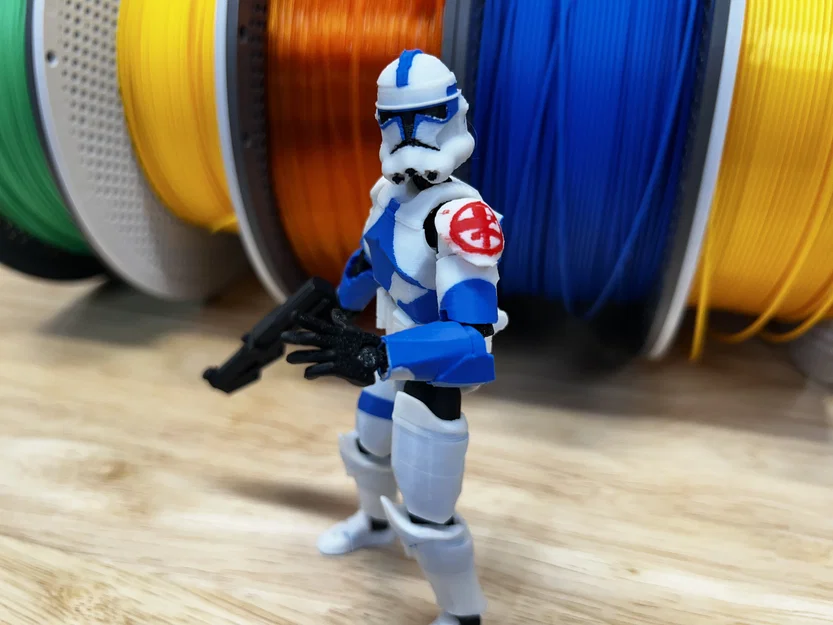 Mô hình 3D Dummy 13 Star Wars Clone Trooper Kix cực chất - Image 1