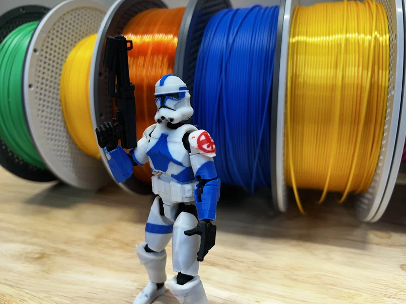 Mô hình 3D Dummy 13 Star Wars Clone Trooper Kix cực chất - Image 2