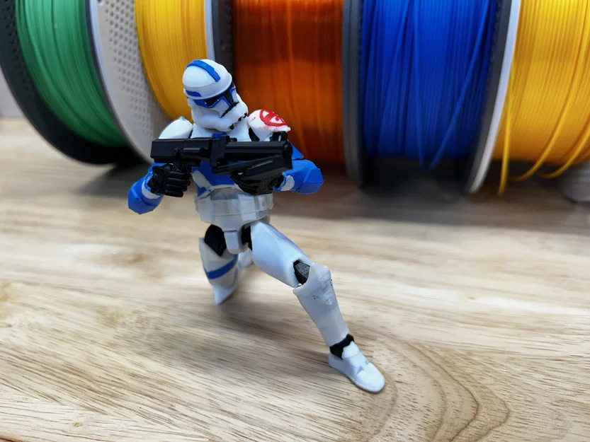 Mô hình 3D Dummy 13 Star Wars Clone Trooper Kix cực chất - Image 3