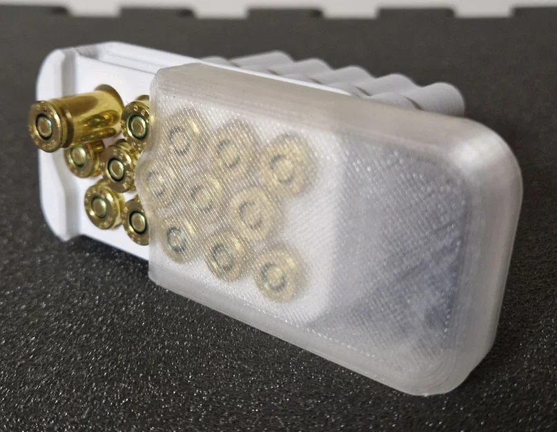 Hộp đựng 15 viên đạn .223 Remington / 5,56 x 45 mm NATO, nắp trượt có khóa - Image 1