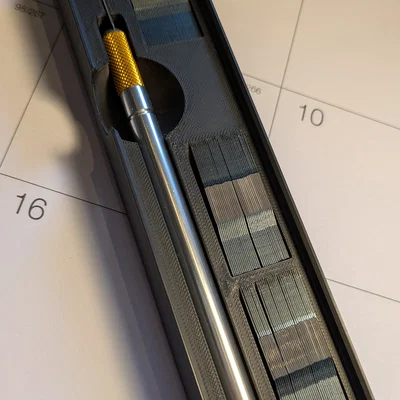 Khay Đựng Dao X-Acto #2 và Lưỡi Dao Hệ Gridfinity (Bản Remix)