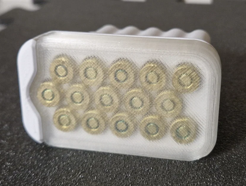 Hộp đựng 15 viên đạn .223 Remington / 5,56 x 45 mm NATO, nắp trượt có khóa - Image 2