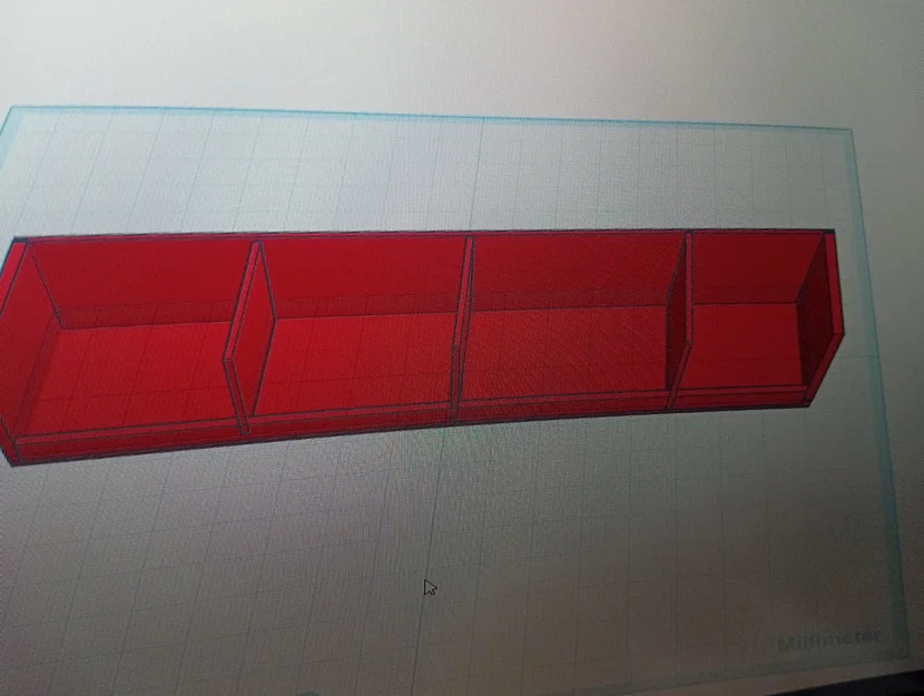 Mẫu kệ để đồ đa năng chia ngăn - Phụ kiện in 3D tiện lợi - Image 1