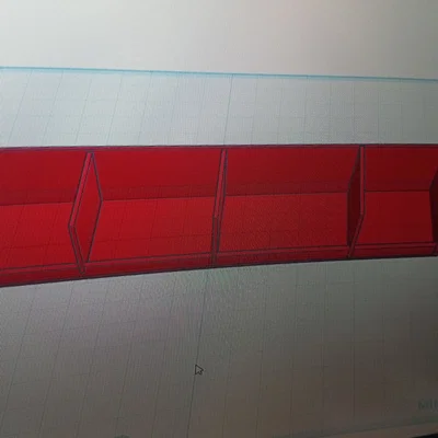Mẫu kệ để đồ đa năng chia ngăn - Phụ kiện in 3D tiện lợi