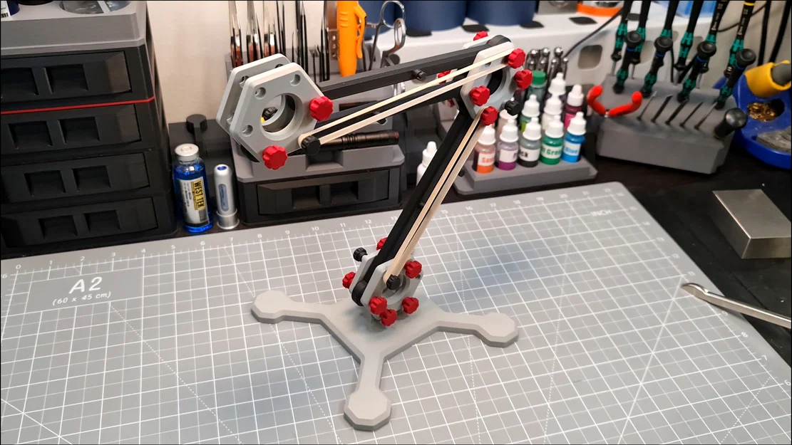 Mô hình tay máy linh hoạt Articulating Arm v1 tự in 3D cực tiện lợi - Image 1