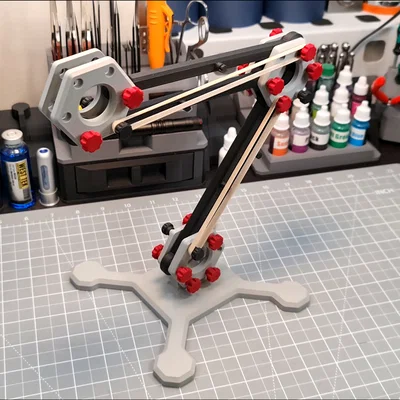 Mô hình tay máy linh hoạt Articulating Arm v1 tự in 3D cực tiện lợi