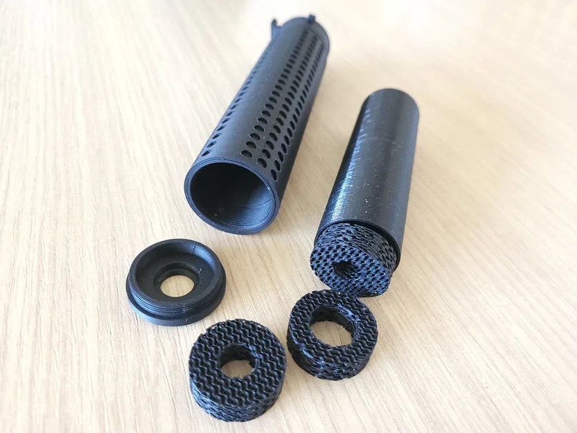 Hướng dẫn in 3D mút tiêu âm tùy chỉnh cho Airsoft Suppressor - Image 1