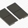 Bộ bảng điều khiển 4 nút nhấn tùy chỉnh cho Shelly Blu Wall Switch - Thumbnail 3