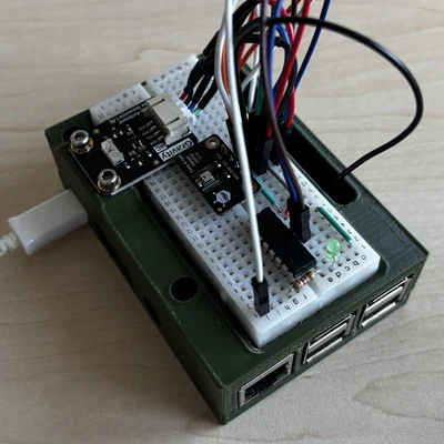 Vỏ bảo vệ Raspberry Pi 3B tích hợp đế gắn Breadboard