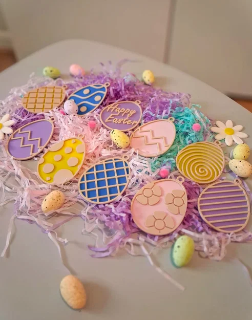 Bộ Mặt Dây Chuyền Trứng Phục Sinh (Easter Egg Pendant Set) - Image 1