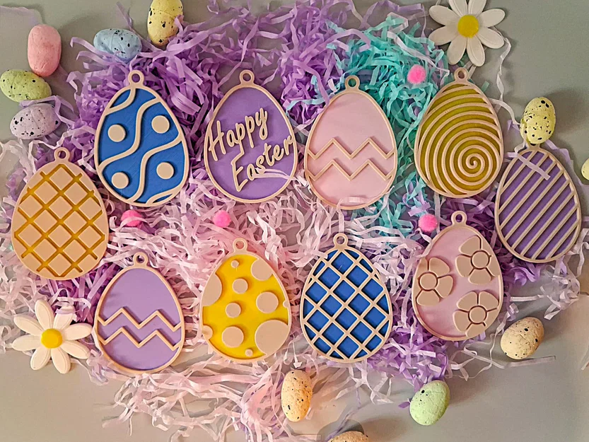 Bộ Mặt Dây Chuyền Trứng Phục Sinh (Easter Egg Pendant Set) - Image 2