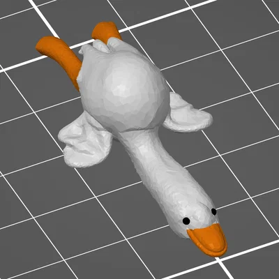 Mô hình chú ngỗng hồng hạc (Flamingo goose)
