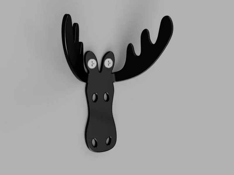 Móc treo hình con nai sừng tấm (Moose hook) - Image 3