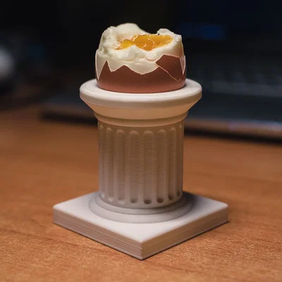Khay Đựng Trứng Phong Cách Cột Doric Hy Lạp Cổ Đại In 3D