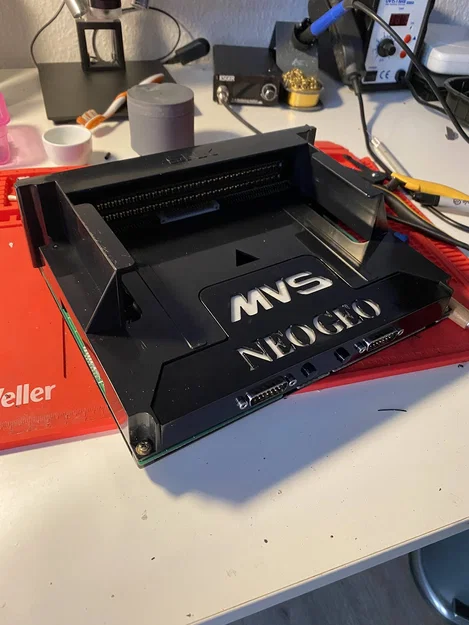 Bộ vỏ in 3D cho dự án Consolized SNK NeoGeo MV1A chuyên nghiệp - Image 1
