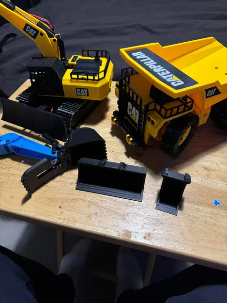 Bộ phụ kiện gầu múc cho máy xúc mô hình ProfBoots - Image 8