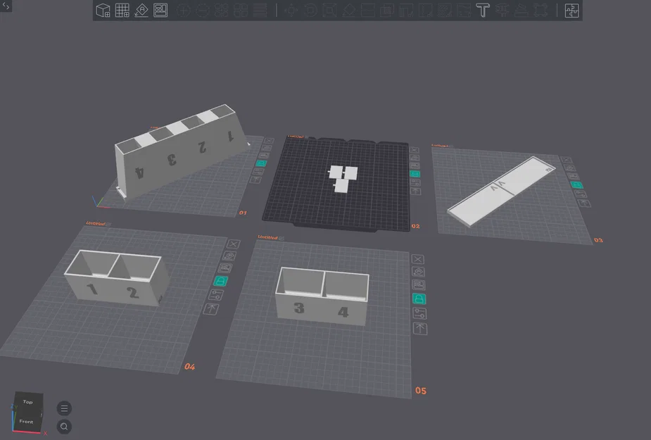 Bộ chia nhựa thải Snapmaker U1 Purge Sorter - Image 3