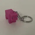 Móc khóa Heo Minecraft (Minecraft Pig Keychain) - Thumbnail 2