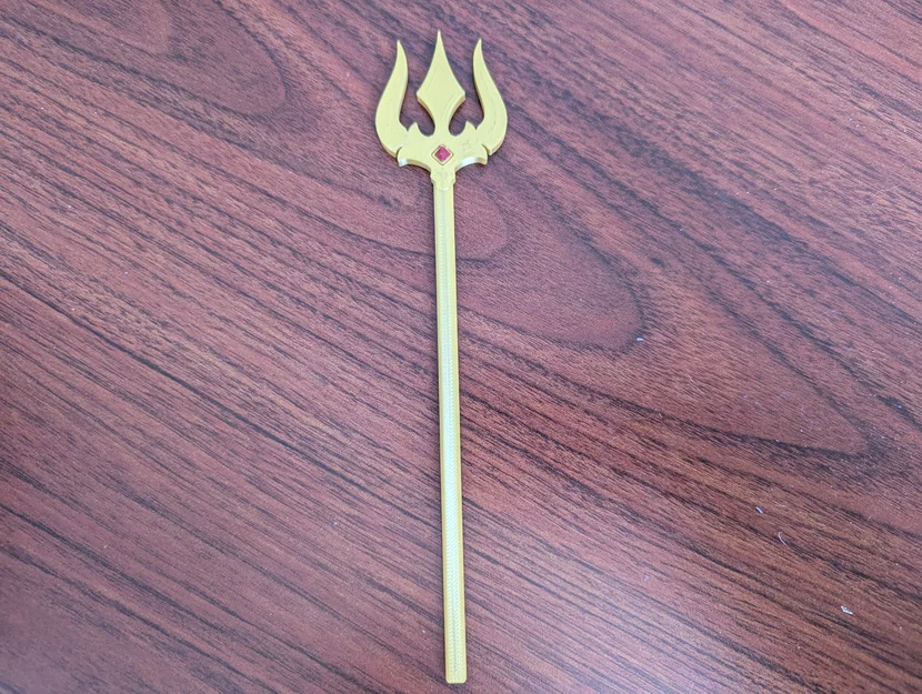 Mô hình giáo ba chĩa Hindu Trishul cho Dummy 13 độc đáo - Image 1
