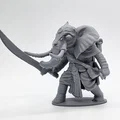 Mô hình Voi Chiến Binh (Elephant Warrior Miniature) - Thumbnail 1