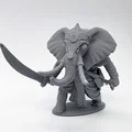 Mô hình Voi Chiến Binh (Elephant Warrior Miniature) - Thumbnail 6