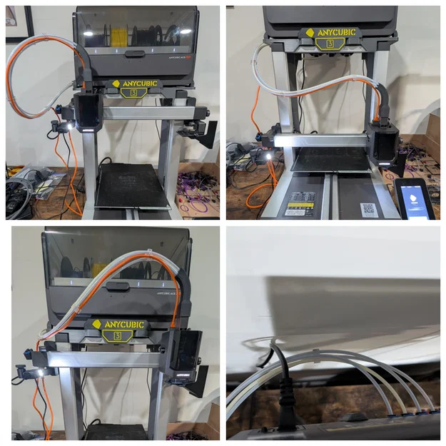 Bộ hướng dẫn ống Bowden phía trên cho Kobra 3 - Image 2