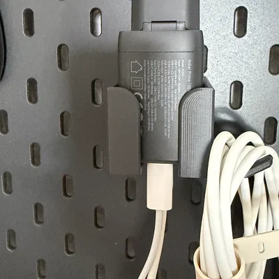 Giá đỡ Skadis cho củ sạc Anker Prime 100W GaN USB-C 3 cổng