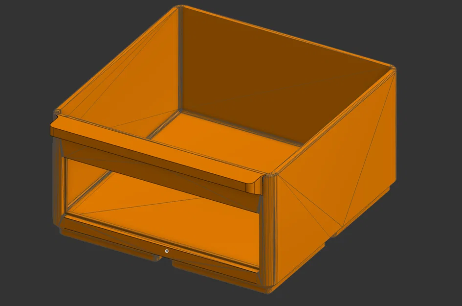 Ngăn kéo Gridfinity 2x2 với cửa sổ kính hiển vi - Image 1