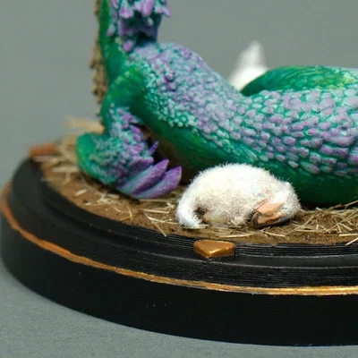 Mô hình Seikret đang nghỉ ngơi từ Monster Hunter Wilds