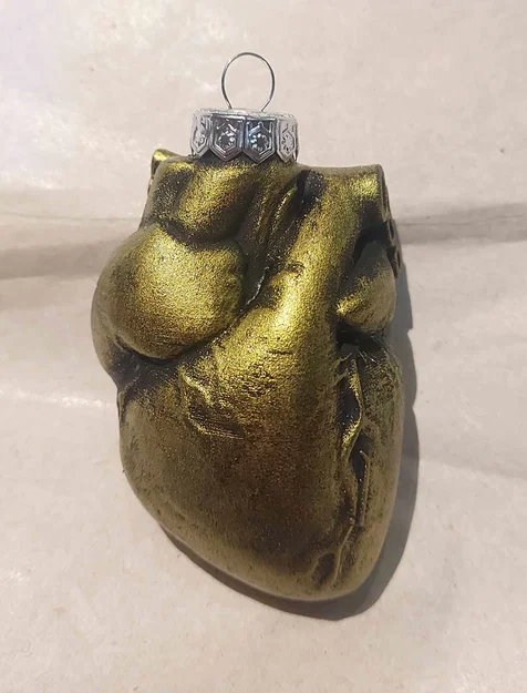 Mô hình trái tim giải phẫu (Anatomical heart) trang trí cây thông - Image 1