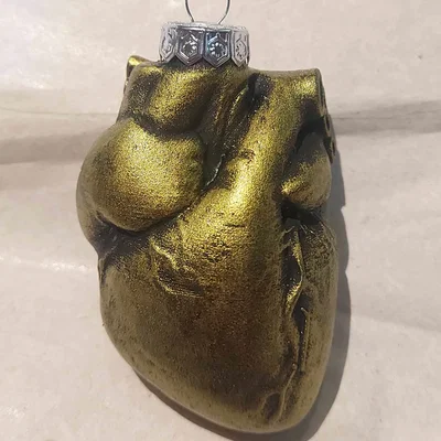 Mô hình trái tim giải phẫu (Anatomical heart) trang trí cây thông