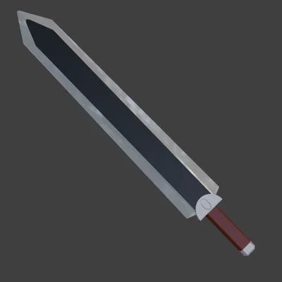 Mô hình kiếm Berserk (Guts) cho Mini 13 - Phụ kiện in 3D cực ngầu