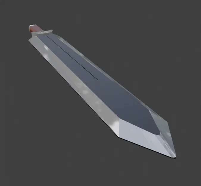 Mô hình kiếm Berserk (Guts) cho Mini 13 - Phụ kiện in 3D cực ngầu - Image 2