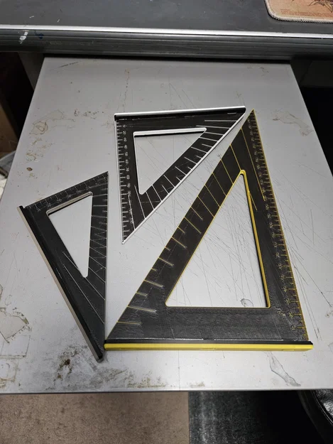 Bộ thước tam giác đa năng 3D (Speed Square Set 30°, 45°, 60°) - Image 1