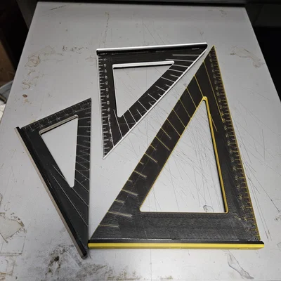 Bộ thước tam giác đa năng 3D (Speed Square Set 30°, 45°, 60°)
