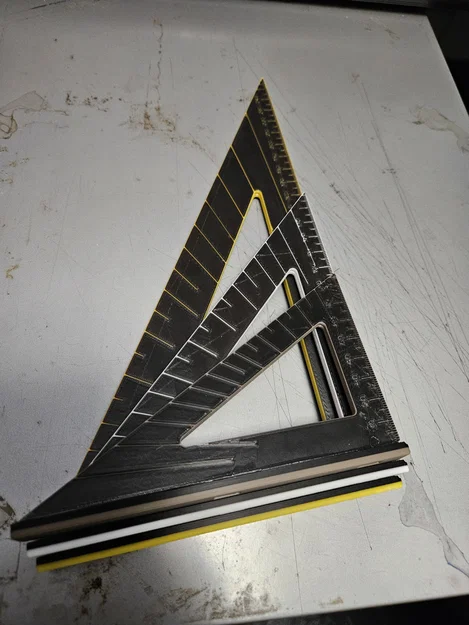 Bộ thước tam giác đa năng 3D (Speed Square Set 30°, 45°, 60°) - Image 2