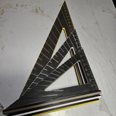 Bộ thước tam giác đa năng 3D (Speed Square Set 30°, 45°, 60°)