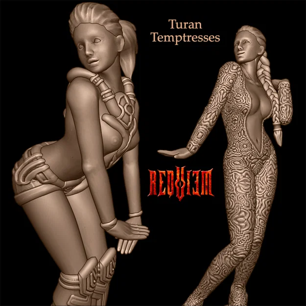 Bộ mô hình nhân vật nữ Requiem - Turan Temptresses (Set 1) - Image 1