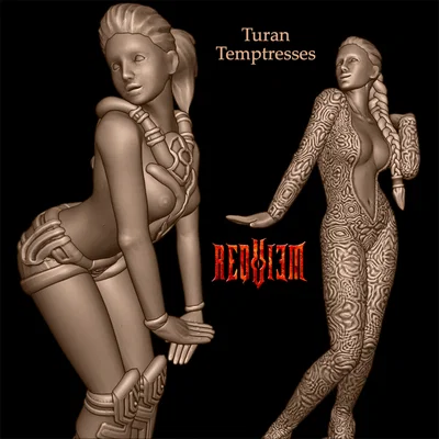 Bộ mô hình nhân vật nữ Requiem - Turan Temptresses (Set 1)