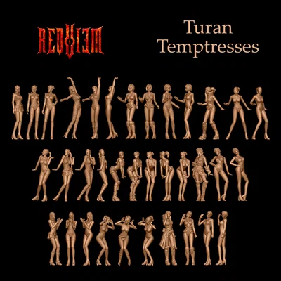 Bộ mô hình nhân vật nữ Requiem - Turan Temptresses (Set 1)
