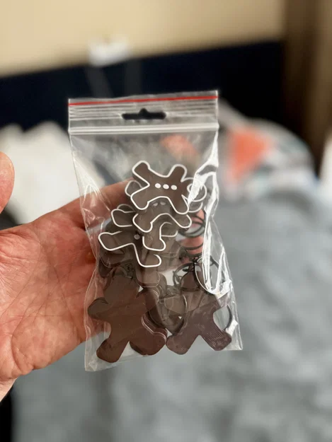 Móc khóa bánh quy gừng Giáng sinh + PF 2025 - Image 4