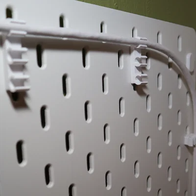 Ngàm giữ cáp mạng Cat6 cho bảng treo IKEA Skadis