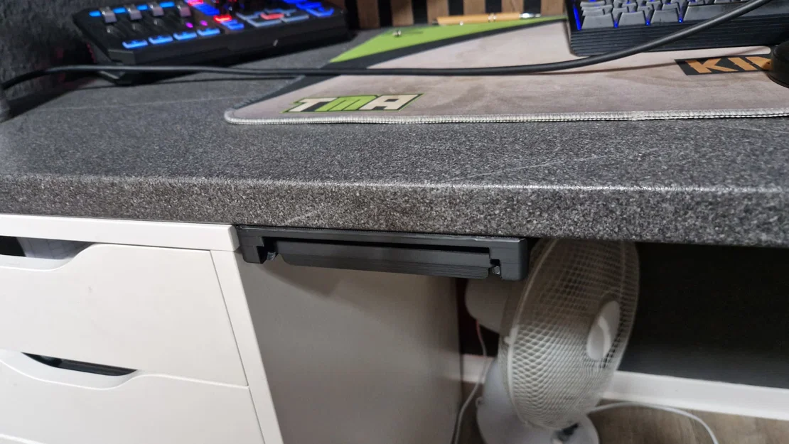 Giá đỡ Elgato Streamdeck MK1 và MK2 gắn dưới bàn - Nghiêng 45° V2 - Image 4