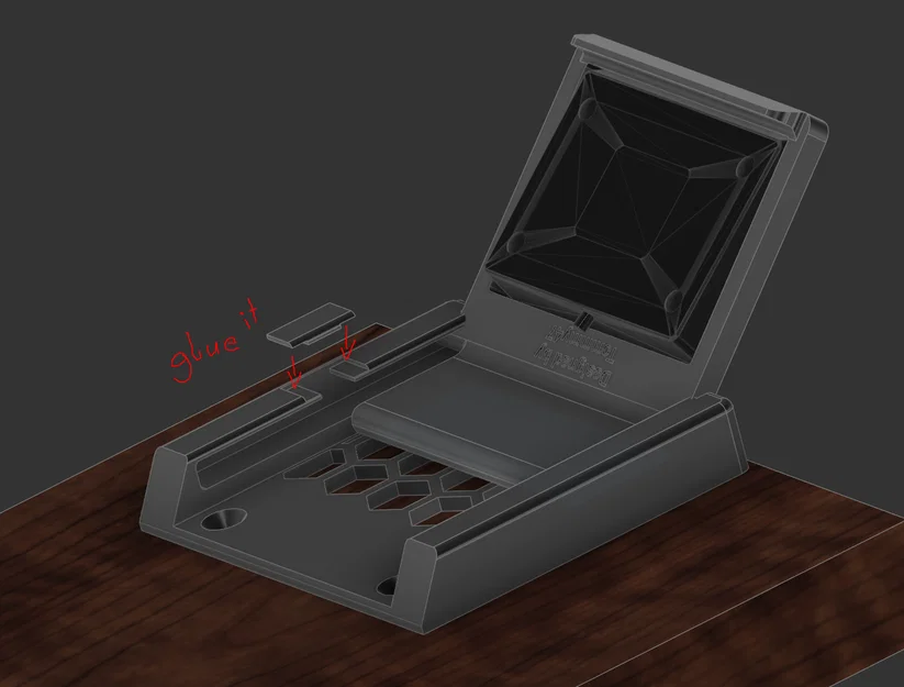 Giá đỡ Elgato Streamdeck MK1 và MK2 gắn dưới bàn - Nghiêng 45° V2 - Image 5